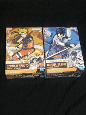 Bandai Naruto Shippuden Entry Grade Uzumaki Naruto And Uchiha Sasuke Set Of 2